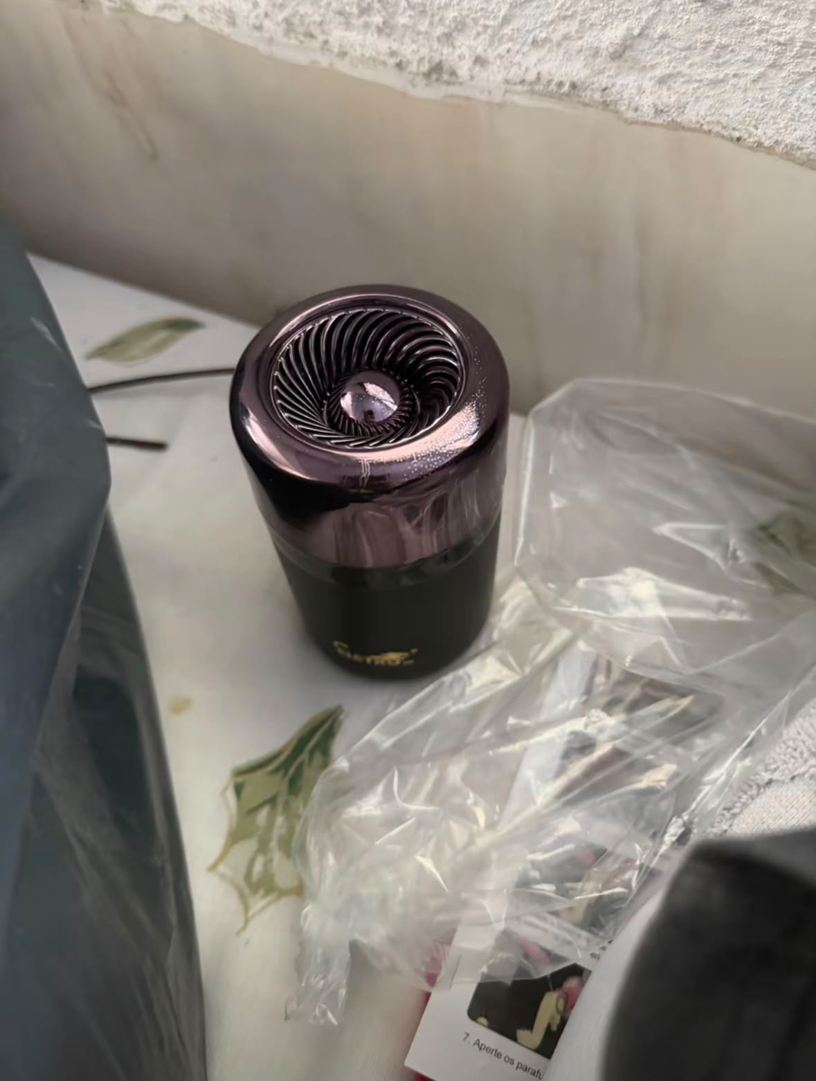 Foto real de cliente com o aromatizador