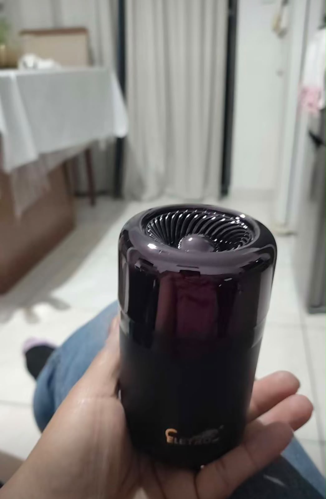 Foto real de cliente com o aromatizador